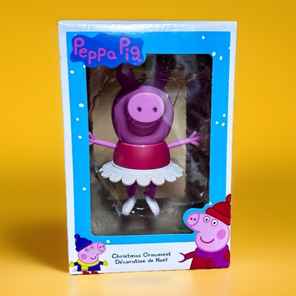 Kurt Adler Peppa Pig Ornament with Ballerina Tutu